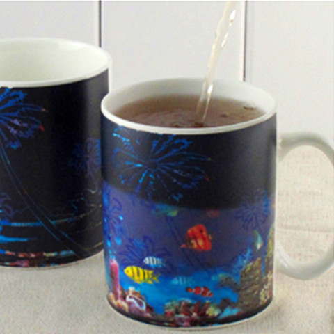 HD Heat Sensitive Mug, Ceramic Mug, business gifts