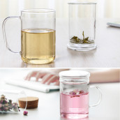 Glass Cup with Infuser Glass Cup with Infuser