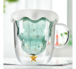 250ML Christmas-Tree Glass Mug, Promotional Glass, business gifts