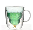 250ML Christmas-Tree Glass Mug, Promotional Glass, business gifts
