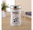 Ceramic Cup With Mirror, Ceramic Mug, business gifts