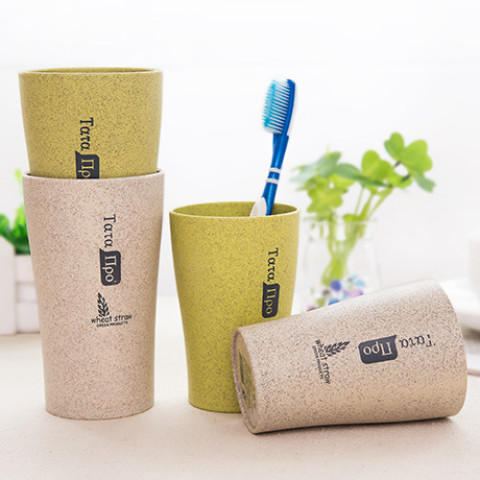 280ML Wheat Straw Mouthwash Cup, Advertising Bottle | Cup, business gifts
