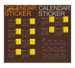 Calendar Stickers, Sticky Notes, business gifts
