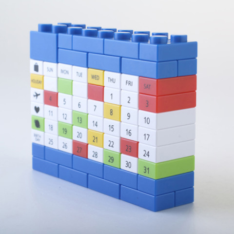 Building Blocks Calendar, Calendar, business gifts