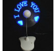 LED Flash The Word Fan, Electronic Fan, business gifts