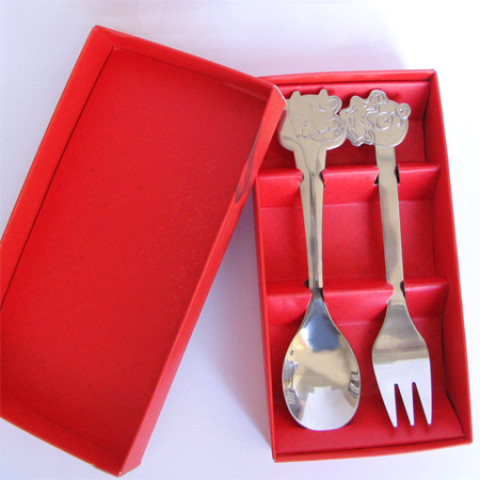 Spoon and Fork with Case, Cutlery Set, business gifts