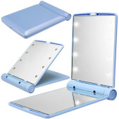 Led Lighted Compact Makeup Mirror Led Lighted Compact Makeup Mirror