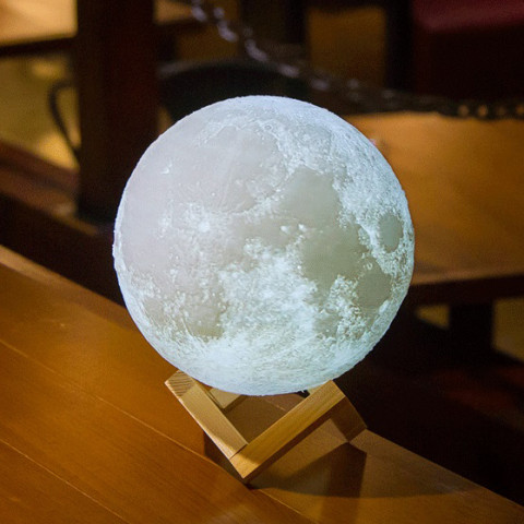 3D Printing Moon Lamp, Torch | Lighting, business gifts