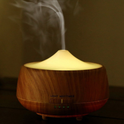 Wood Grain Ultrasonic Cool Mist Humidifier, Personal Care Products, business gifts