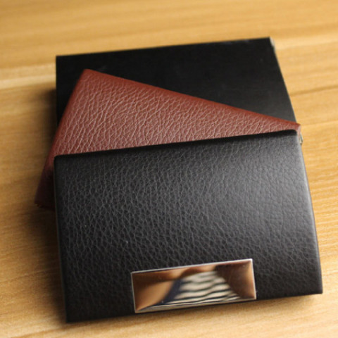 Leather Bag Gift Card, Business Card Holder, business gifts