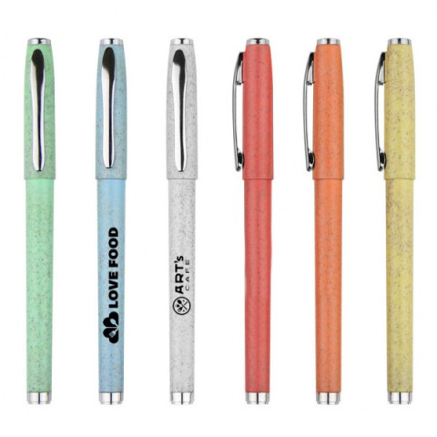 Wheat Straw Gel Pen, Promotional Pens, business gifts