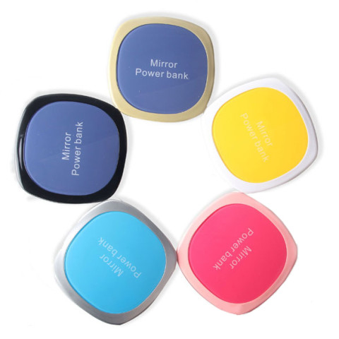 Mirror Power Bank-Square, Power Bank, business gifts