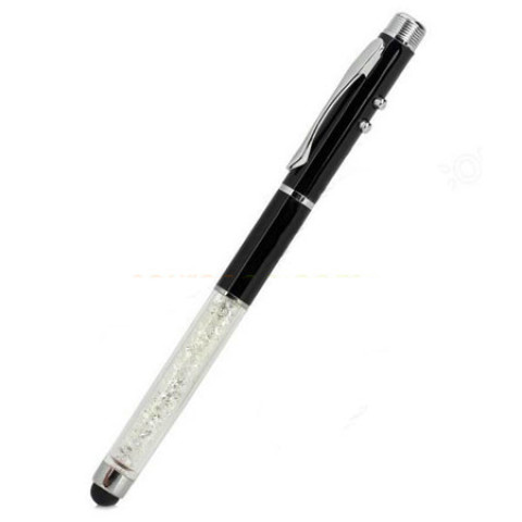 Crystal LED + Laser Pen, Stylus Pen, business gifts