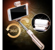 Selfie Stick Monopod with Rear Mirror and LED Light, Selfie Stick, business gifts