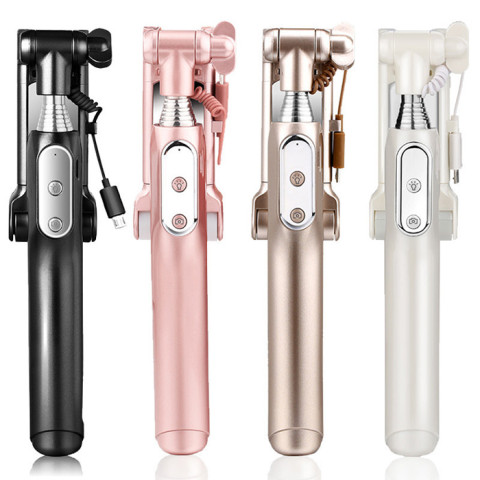 Selfie Stick Monopod with Rear Mirror and LED Light, Selfie Stick, business gifts