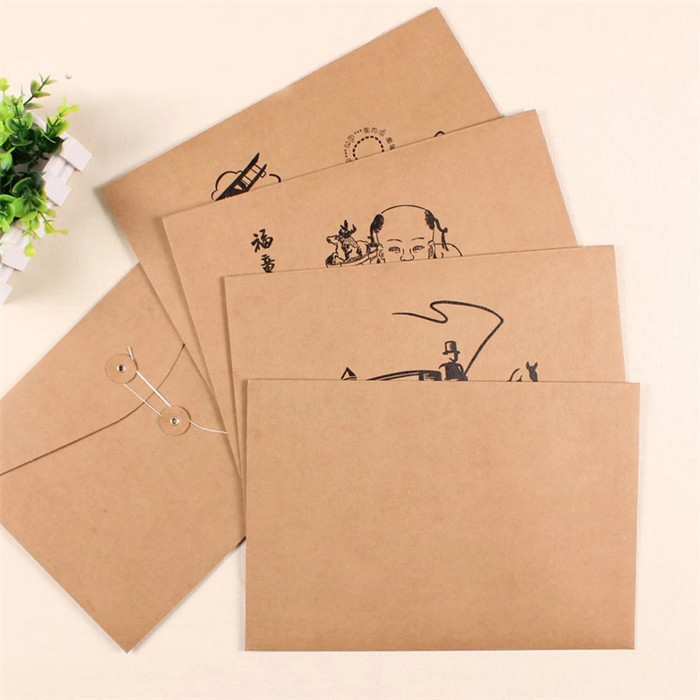 Kraft Paper Project Envelope Folder And File Corporate Business