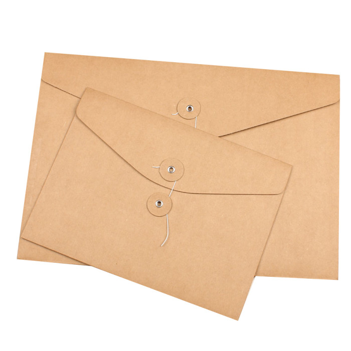 Kraft Paper Project Envelope Folder And File Corporate Business