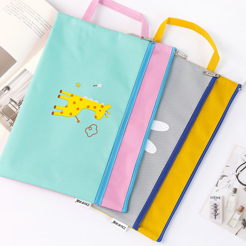 Portable Two-zipper File Bag, Folder And File, business gifts