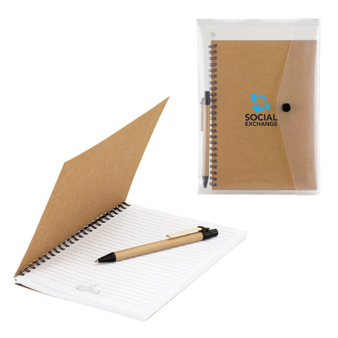 Notebook, Wooden Pens, business gifts