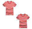 Round Neck Striped Short Sleeve Shirt, T-Shirts, business gifts