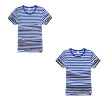 Round Neck Striped Short Sleeve Shirt, T-Shirts, business gifts