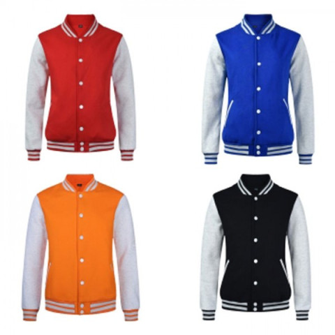 Fleece Letterman Jacket, Jacket | Windbreaker, business gifts