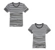 Round Neck Striped Short Sleeve Shirt, T-Shirts, business gifts