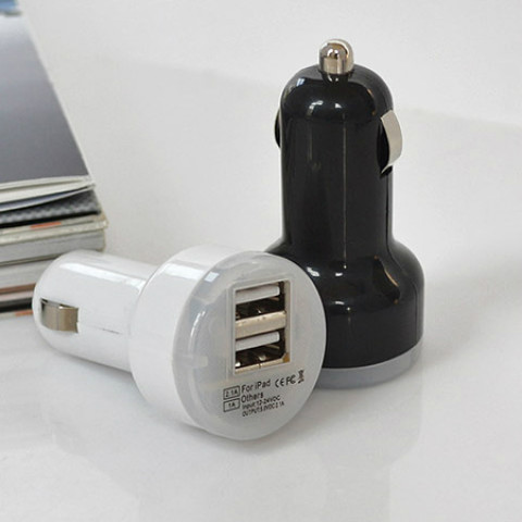 Double-port Car Charger, Adapter, business gifts