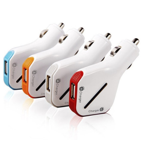 Dual-port USB Car Charger, Adapter, business gifts