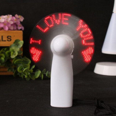 LED Flash Fan, Electronic Fan, business gifts