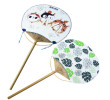 Bamboo Circular Fan, Hand Fan, business gifts
