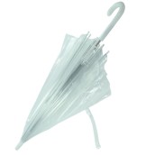21'' PVC Transparent Straight-rod Umbrella with Auto Open