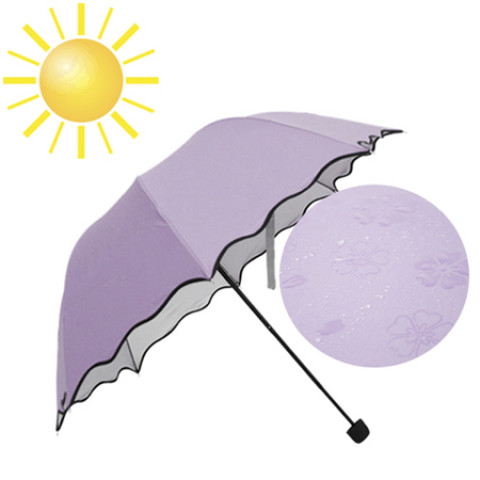 Three Folding Sun Discoloration, Folding Umbrella, business gifts