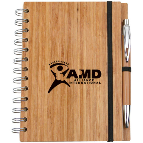 Eco-Friendly Bamboo Notebook, Gifts Set, business gifts