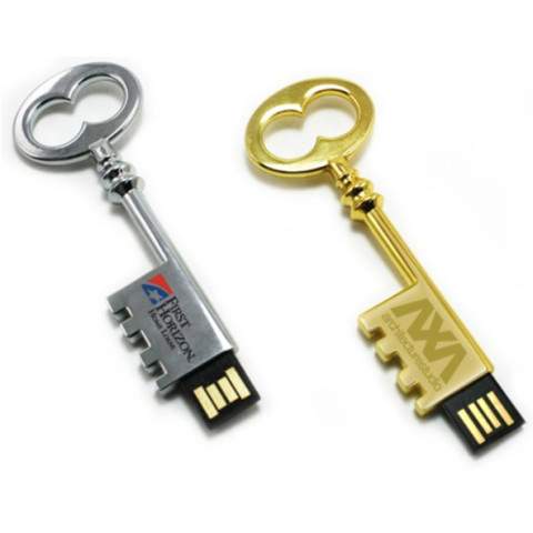 Key Shape USB Flash Drive, Metal USB Flash Drive, business gifts